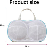 3 pieces - 20*34 cm - bra laundry bag - laundry bag - with plastic backing - mesh laundry bag - reusable - underwear laundry net for women - bra protector for washing machine - with zipper - for washing machine - household items - clothing protection - bl