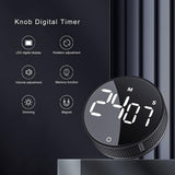 Timers - Digital timer - Magnetic digital kitchen timer - Kitchen timer - Count up/Count down - egg timer - magnetic kitchen timer - adjustable rotating - adjustable volume - for cooking, baking, kitchen, fitness, yoga, studying, meetings - black