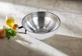 2 pieces - funnel - 12.5*10.5*4.3 cm and 17*15*5.8 cm - stainless steel funnel with wide mouth - for transferring liquids in the kitchen - for canning and bottling - Versatile - easy to store - kitchen utensils - silver