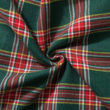 Pillowcase - Set of 2 - 40 x 40 cm cushion cover - indoor Christmas decoration - Christmas ornament - Christmas Pillowcase - Christmas Tartan Cushion Cover - Christmas Classic Tartan Cushion Cover - No core - Green & Red