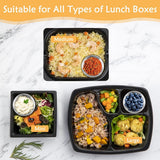 Mini Food Storage Containers - Stainless Steel Snack Box - Set of 12 Dressing Jars - Small Stainless Steel Sauce Container - Durable Snack Boxes - Freezer Containers - Dressing Container - Sauce Cups - 50ML Dressing Container With Silicone Lids - for Sala