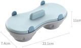 Microwave Egg Cooker - Egg Cooker - Egg Maker - 22*11*8 cm - Microwave egg cooker with 2 cavities - Poached Egg Maker - Poached Egg poacher - poached egg cups - Egg poacher - Egg Poaching Pan - Cooking Utensils - kitchen tools - blue