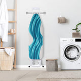 Ironing board holder - Ironing board hanging system - Hook for ironing board - Wall-mounted ironing board holder - Ironing board organizer - Hook - Storage hooks - wall hooks - tool hooks - for laundry rooms, garages and storage rooms - 12*11*6 cm - white