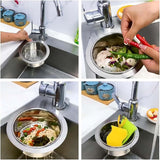 Colander - Sink Colander - 21*5.8 cm - Kitchen Utensils - Kitchen Colander - Silver - Stainless Steel - Sink Basket - Suitable for Kitchen Use