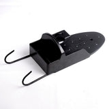 Ironing board holder - Hanging system for your ironing board AND iron - simple ironing board holder - black - plastic - Ironing board holder - Wall-mounted ironing board holder