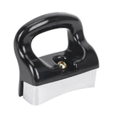 Black Silver Bakelite Handle for Frying Pan Saucepan Compatible with Kitchen Utensils 2-Pack