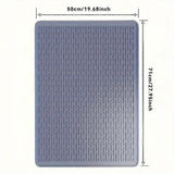 Extra Large Silicone Stove Protector Mat, Heat Resistant Non-Slip Kitchen Dish Mat for Electric Stove in Black