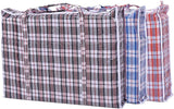 Set of 3 Jumbo STORAGE LAUNDRY SHOPPING Bags with Zippers and Handles. Size 27"x25"x5"