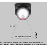 Outdoor Wall Light with Motion Sensor | 1000 Lumen LED Outdoor Lighting | Battery Powered Cordless Lighting | 360 Degree Rotation and Tilt