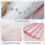 Wood Fiber Kitchen Dishcloths 10 Pack, Reusable and Absorbent Dish Cloths & Dish Towels, No Odor, 8-Layes-Super Absorbent for Kitchen Counter, Dish Washing, Appliances, Car, (12in x12in)