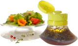 Portable Salad Dressing Containers set of 3- Silicone Squeeze Bottle Leak Proof Cap Kitchen Tool Mini Food Storage Containers Small Dip Condiment
