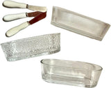 Airtight Containers - Airtight Containers with Butter - Airtight Containers with Cheese - With Butter Knife - Unbreakable Glass Food Containers - With Silicone Sealing Ring - Kitchen Butter Container (Type A)