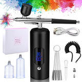 Airbrush Machine - Wireless Spray Gun Set with USB Charging and 3 Speed Modes, for Nail Art, Cake Decorating and Painting