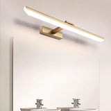 Wall light LED for mirror, adjustable wall light 40-50 cm for bathroom, wardrobe and toilet(gold)