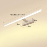 Wall light LED for mirror, adjustable wall light 40-50 cm for bathroom, wardrobe and toilet(gold)