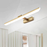 Wall light LED for mirror, adjustable wall light 40-50 cm for bathroom, wardrobe and toilet(gold)