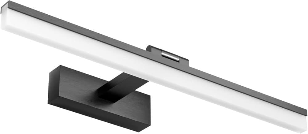 Wall light LED for mirror, wall light 40 cm for bathroom, wardrobe and toilet(Black)
