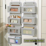Storage Bag - Door Storage Bag - Large Capacity - Multi-Layer - Toys - Miscellaneous - Storage Bag - Student Dorm Storage Rack - 2 Layers