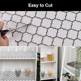 Drawer Mat - Kitchen Drawer Mat - Kitchen Cabinet Shelf Protector - Non-Adhesive, Waterproof EVA Drawer Mat, Easy to Cut to Size for Refrigerator, Cabinet or Chest of Drawers (Black, 11.8"W x 78.7"L)