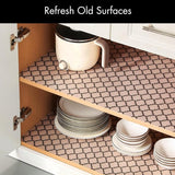 Drawer Mat - Kitchen Drawer Mat - Kitchen Cabinet Shelf Protector - Non-Adhesive, Waterproof EVA Drawer Mat, Easy to Cut to Size for Refrigerator, Cabinet or Chest of Drawers (Black, 11.8"W x 78.7"L)