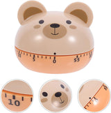 Egg Timer - Timer - Cartoon Bear Kitchen Reminder Timer - Mechanical Timer Kitchen Food Timer - Kitchen Countdown Timer - Digital Kitchen Timer - Working Cooking Utensils - Metal Interior Modeling - 1 Piece