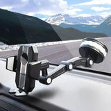 Fixed Car Accessories Shockproof Navigation Mobile Phone Holder Large Van Plus Suction Cup Type Articulated Arm Car Mobile Phone Holder
