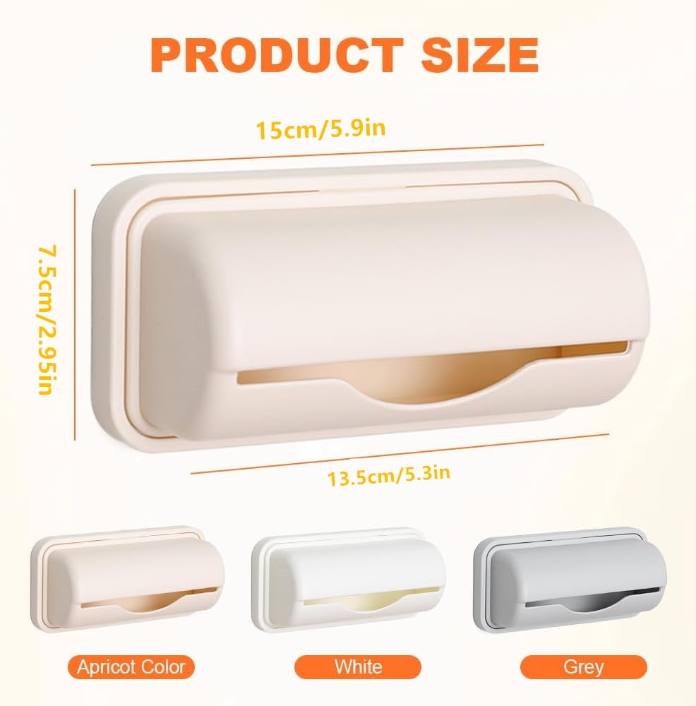 Fineliner Bag Dispenser,New Bin liner Dispenser Trash Bag Holder Dispenser for Plastic Bag Organizer, garbage bag holder for Kitchen Bathroom Laundry Room Organization Storage