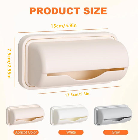 Fineliner Bag Dispenser,New Bin liner Dispenser Trash Bag Holder Dispenser for Plastic Bag Organizer, garbage bag holder for Kitchen Bathroom Laundry Room Organization Storage