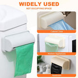 Fineliner Bag Dispenser,New Bin liner Dispenser Trash Bag Holder Dispenser for Plastic Bag Organizer, garbage bag holder for Kitchen Bathroom Laundry Room Organization Storage