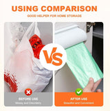 Fineliner Bag Dispenser,New Bin liner Dispenser Trash Bag Holder Dispenser for Plastic Bag Organizer, garbage bag holder for Kitchen Bathroom Laundry Room Organization Storage