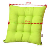 Chair Cushions Non-Slip Rocking Chair Cushion with Ties for Living Room Kitchen, Indoor Seat Cushion, 15X15 Inches B