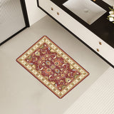 Tyidzon Kitchen Mats for Floor Set of 2 Pcs, Cushioned Non Slip Kitchen Rugs for Kitchen Floor, Absorbent Runner Comfort Standing Mats Washable for Kitchen, Office, Home (15"x47"+15"x23") Orange,Blue#2