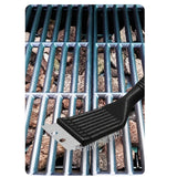 Tyidzon 2Pc Grill Brush and Scraper, 2-In-1 Stainless Steel Scraper, Grill Brush Extra Strong BBQ Cleaner Accessories Heavy Duty Barbecue Grill Cleaning Brush Cleaner 8 Inch Black