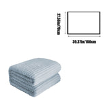 Double Layer Fleece Throw Blanket, Soft Thick Plush Couch and Bed Blanket for Sofa, Home and Winter Comfort, 27.5 x 39.3 in,green