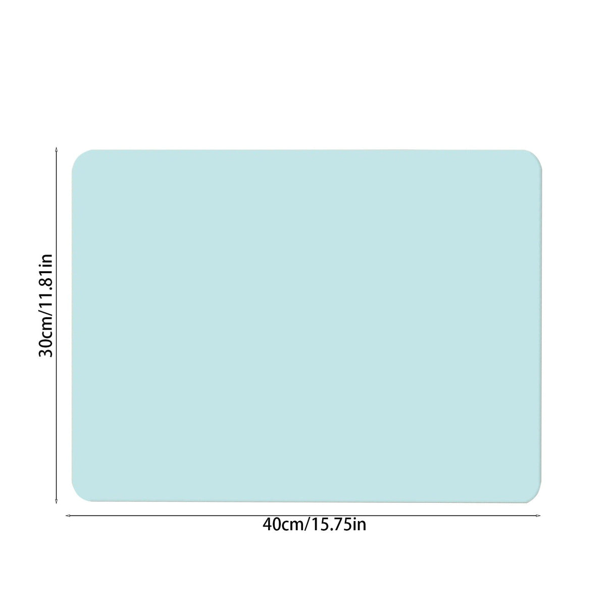 Clearance Under $1 Boovnll Dish Drying Mat, 12x16" High Absorbent & Soft Dish Drainer, Diatomite Drying Matt Kitchen Counter for Kitchen Countertops, Sinks, Draining Racks, Drying Mat Blue