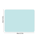 Clearance Under $1 Boovnll Dish Drying Mat, 12x16" High Absorbent & Soft Dish Drainer, Diatomite Drying Matt Kitchen Counter for Kitchen Countertops, Sinks, Draining Racks, Drying Mat Blue