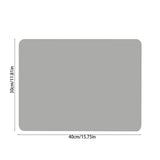 Clearance Under $1 Boovnll Dish Drying Mat, 12x16" High Absorbent & Soft Dish Drainer, Diatomite Drying Matt Kitchen Counter for Kitchen Countertops, Sinks, Draining Racks, Drying Mat Gray