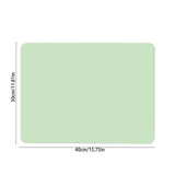 Clearance Under $1 Boovnll Dish Drying Mat, 12x16" High Absorbent & Soft Dish Drainer, Diatomite Drying Matt Kitchen Counter for Kitchen Countertops, Sinks, Draining Racks, Drying Mat Green