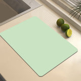Clearance Under $1 Boovnll Dish Drying Mat, 12x16" High Absorbent & Soft Dish Drainer, Diatomite Drying Matt Kitchen Counter for Kitchen Countertops, Sinks, Draining Racks, Drying Mat Green