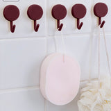 Clearance! PALIFEUR 12 Pcs Wall Hooks for Hanging, Circle Heavy Duty Hook, Self Adhesive Waterproof Transparent Towel Hooks, Adhesive Hooks for Bathroom Kitchen Home Wall Wine