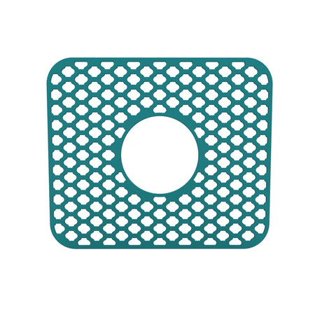 PALIFEUR Sink Protectors for Kitchen Sink, Silicone Kitchen Sink Mat, 13.6" x 15.6" Sink Mat Protects Sink from Stains, Damage, Scratches, Dishwasher Safe Sink Grids, Sink Mat, for Kitchen Green