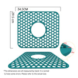 PALIFEUR Sink Protectors for Kitchen Sink, Silicone Kitchen Sink Mat, 13.6" x 15.6" Sink Mat Protects Sink from Stains, Damage, Scratches, Dishwasher Safe Sink Grids, Sink Mat, for Kitchen Green