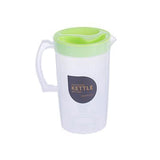 PALIFEUR Water Pitcher with Lid, 2.2 L Plastic Pitcher for Tea & Juice Water, Hot/Cold Water Jug, Tea Pitcher, Juice Pitcher for Kitchen Living Room, 8.74" x 5.52 Green
