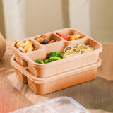 Xuniizn Bento Box Adult Lunch Box, Containers for Adults Men Women, Lunchable Food Container with Utensils, Sauce Jar, Muffin Liners, Microwave & Dishwasher Safe Beige