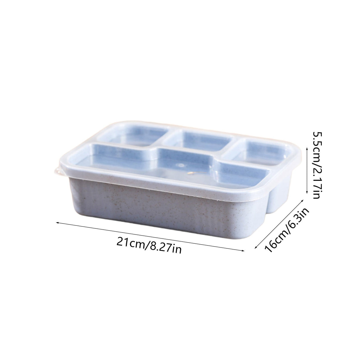 Xuniizn Bento Box Adult Lunch Box, Containers for Adults Men Women, Lunchable Food Container with Utensils, Sauce Jar, Muffin Liners, Microwave & Dishwasher Safe Blue#10
