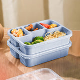 Xuniizn Bento Box Adult Lunch Box, Containers for Adults Men Women, Lunchable Food Container with Utensils, Sauce Jar, Muffin Liners, Microwave & Dishwasher Safe Blue#10
