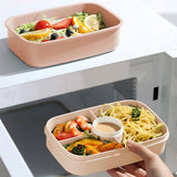 Xuniizn Bento Box Adult Lunch Box, Containers for Adults Men Women, Lunchable Food Container with Utensils, Sauce Jar, Muffin Liners, Microwave & Dishwasher Safe Brown
