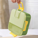 Xuniizn Bento Box Adult Lunch Box, Containers for Adults Men Women, Lunchable Food Container with Utensils, Sauce Jar, Muffin Liners, Microwave & Dishwasher Safe Green#1