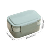 Xuniizn Bento Box Adult Lunch Box, Containers for Adults Men Women, Lunchable Food Container with Utensils, Sauce Jar, Muffin Liners, Microwave & Dishwasher Safe Green#3