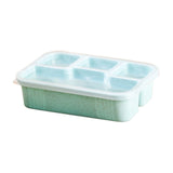 Xuniizn Bento Box Adult Lunch Box, Containers for Adults Men Women, Lunchable Food Container with Utensils, Sauce Jar, Muffin Liners, Microwave & Dishwasher Safe Green#6